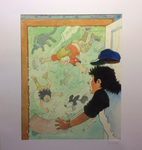 Michael Martchenko - "Down the Drain" by Robert Munsch