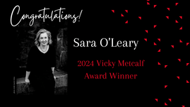 Sara O'Leary wins Vicky Metcalf Award at the 2024 Writers' Trust Awards