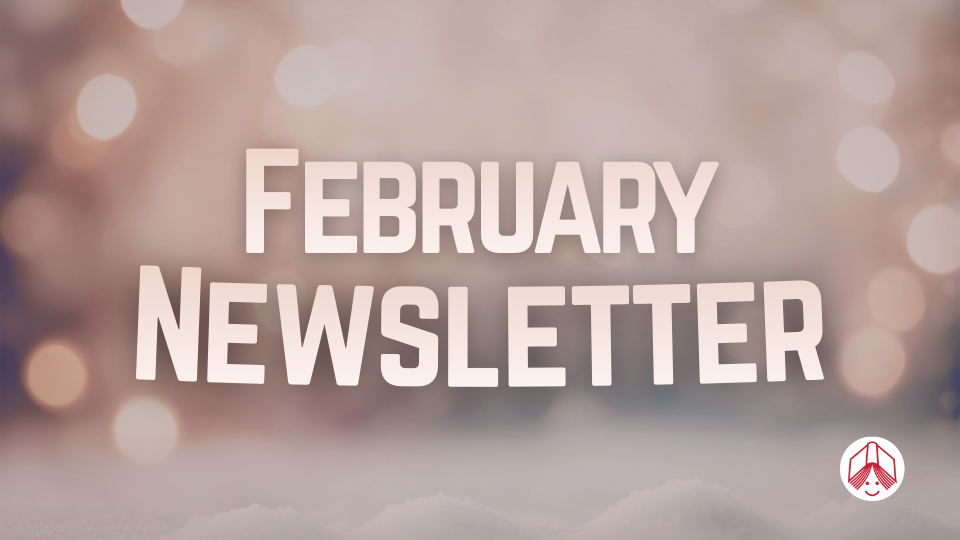 Digital graphic for February 2026 newsletter