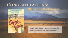 Jessica Vitalis’ Coyote Queen wins High Plains Book Award