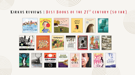 Digital graphic. Text reads "Kirkus Reviews | Best Books of the 21st Century (So Far)." The cover images of the 21 Canadian titles are featured.