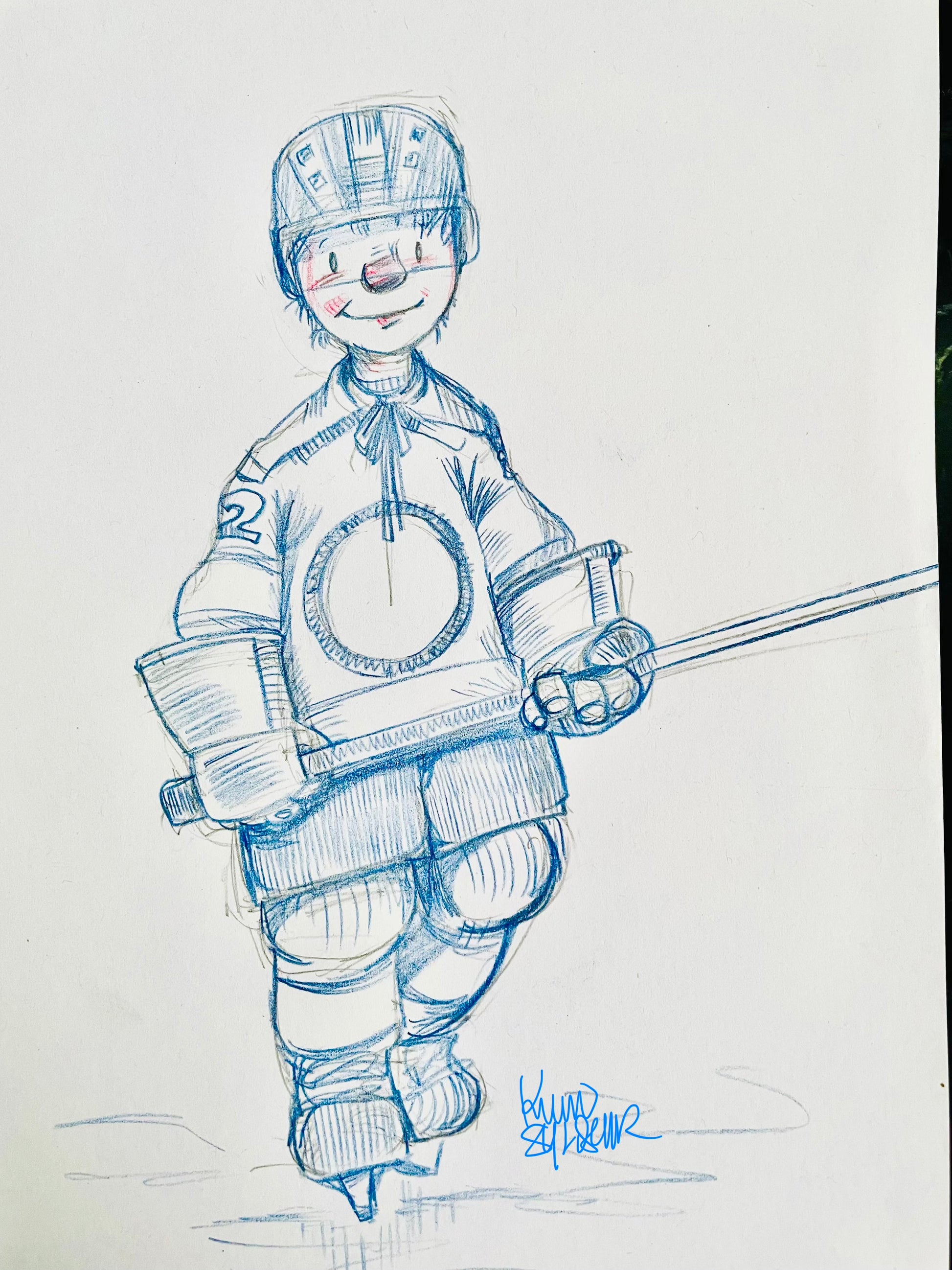 Kevin Sylvester - Study for young teammates from the picture book GREAT (2) Cover Image