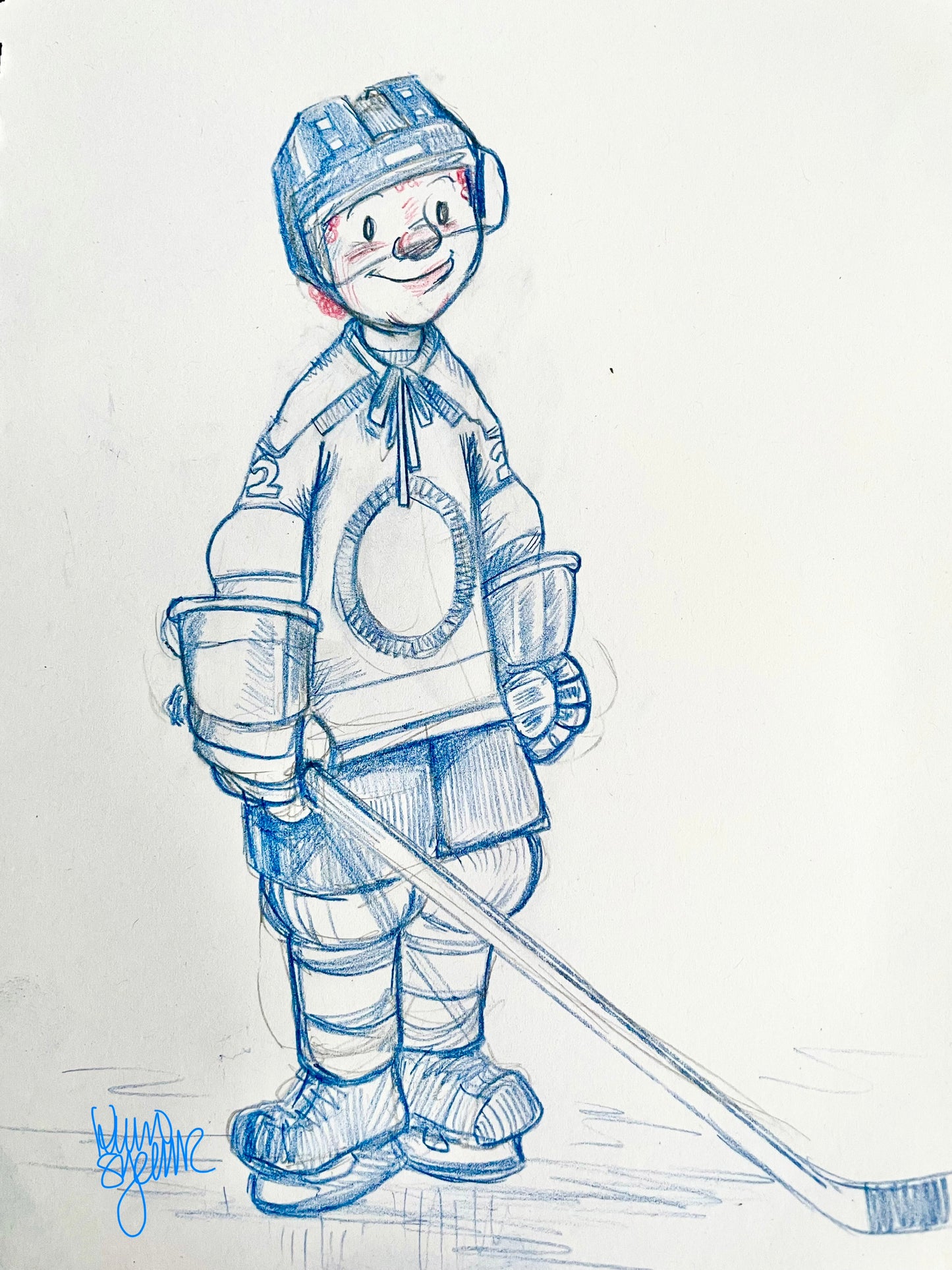 Kevin Sylvester - Study for young teammates from the picture book GREAT (4)