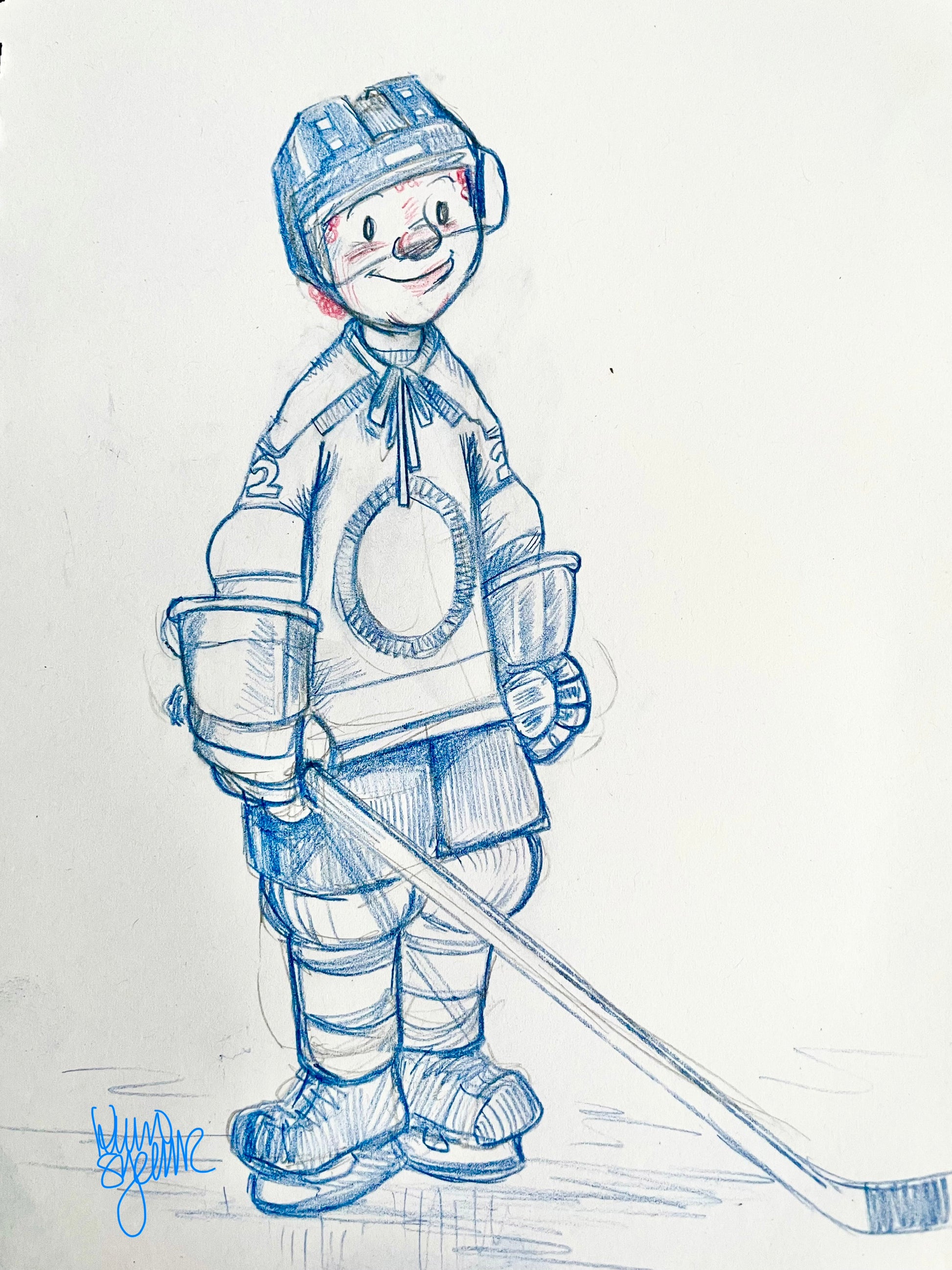 Kevin Sylvester - Study for young teammates from the picture book GREAT (4) Cover Image