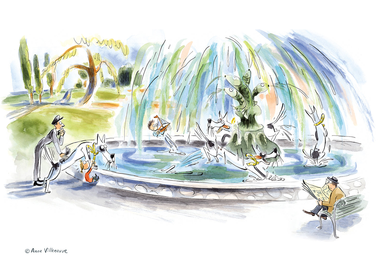 Anne Villeneuve - Mister the monster strikes again Cover Image