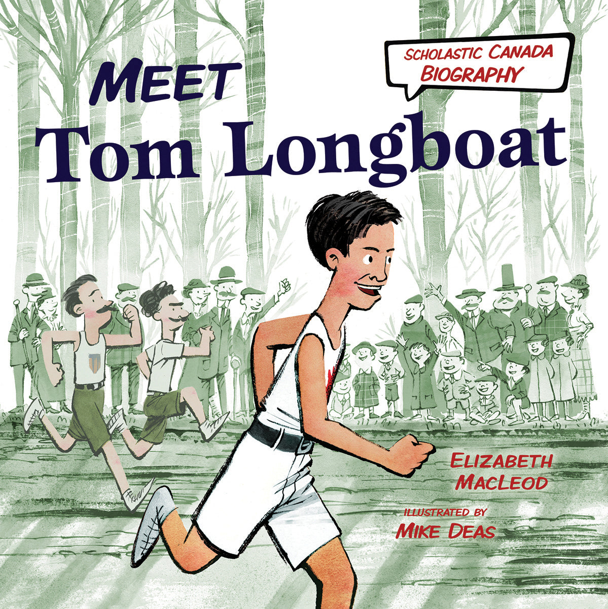 Meet Tom Longboat (Scholastic Canada Biography) Cover Image