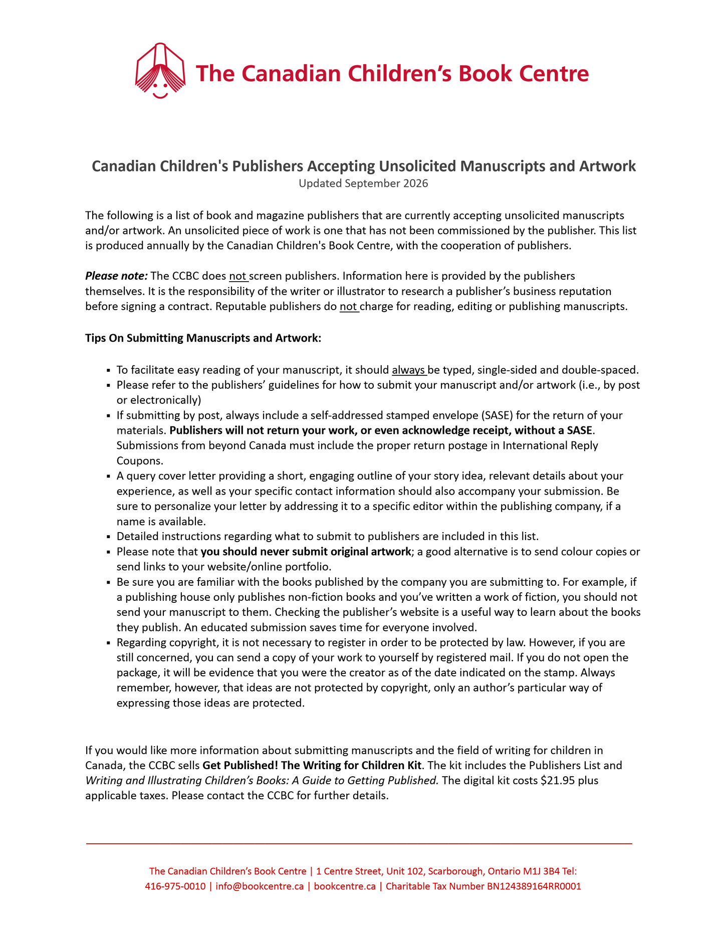 Publishers List 2026 (Digital Edition)