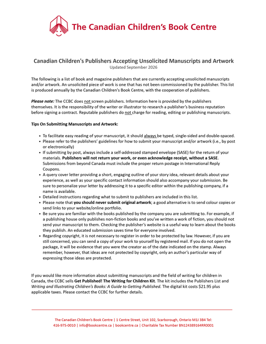 Publishers List 2026 (Digital Edition)