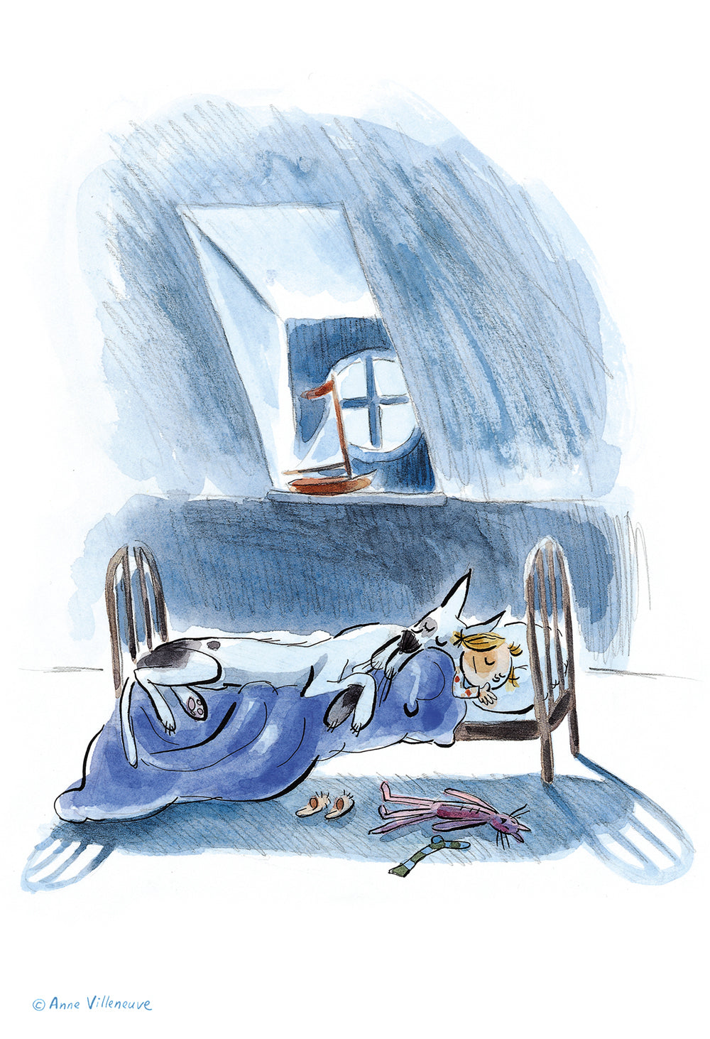 Anne Villeneuve - Good night, Mister the monster Cover Image