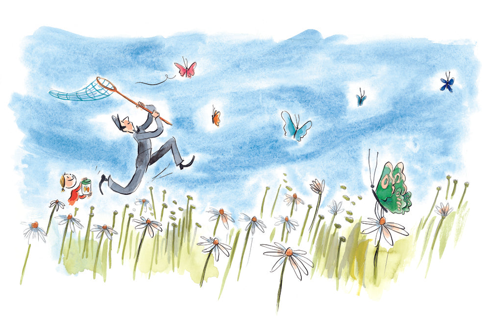 Anne Villeneuve - La chasse aux papillons Cover Image