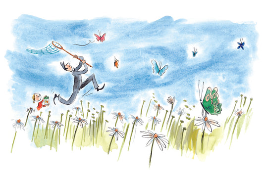 Anne Villeneuve - La chasse aux papillons